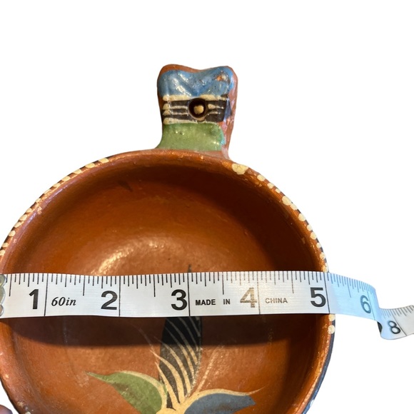 Vintage Mexican Terracotta Serving Bowls Cookware, Set of 4 - Picture 14 of 14